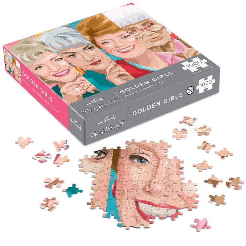 Hallmark The Golden Girls 1000Piece Jigsaw Puzzle Rose Dorothy Blanche Sophia Gift for Friend Mom Sister - Image 3