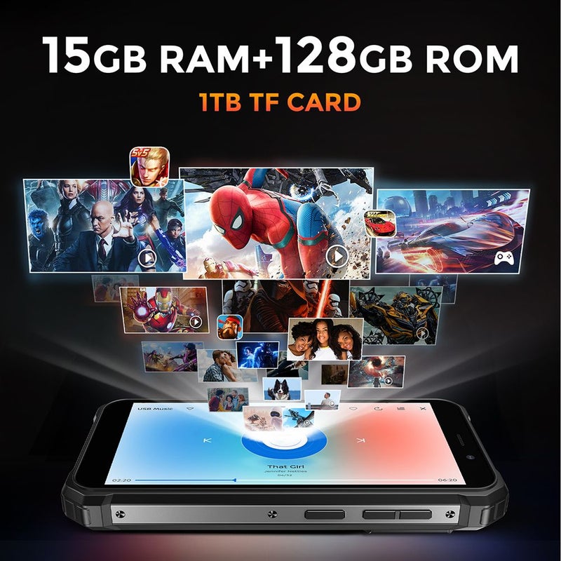 فوسيبوت هاتف ذكي fossibot F101 PRO - أسود - Image 4