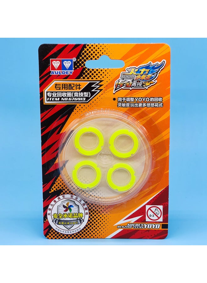 Yo-yo Recycling Ring Rubber Ring Yo-yo Accessories Yo-yo Toy Wholesale-Color:Pink Recycling Circle - Image 3
