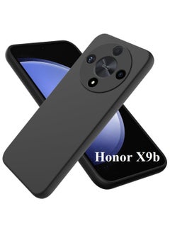 Honor X9b Case Soft Flexible Slim Fit TPU Back Cover Matt Black Protective Case with Camera Protection Designed for Honor X9b
