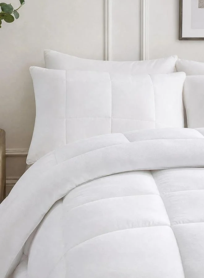 Styli Single Piece Solid Duvet Cover, 150x200cm Off White