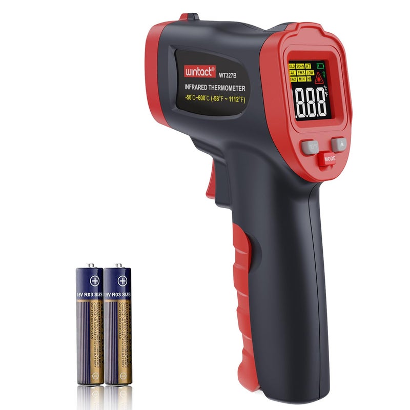 Wintact Infrared Temperature Thermometer Gun, Digital Non-Contact Laser Temp Gun Measuring Surface & Ambient Temperature for Kitchen Cooking Food Pizza Oven Grill Meat -58℉ to 1112℉ - Image 1