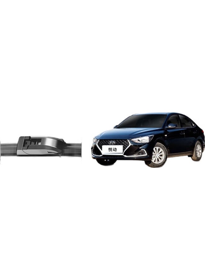 YITU Modern Yue Dong Dedicated Frameless Wiper Blades For Yue Dong [2017 Model To Present], Windshield Wipers, Original Size Wiper Blades (1 Pair), A-Grade Rubber Strip - Image 2