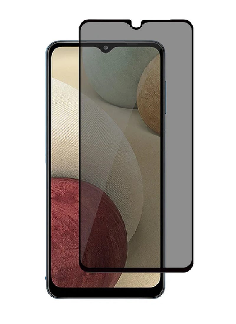 we3 Tempered Glass Screen Protector Anti-Spy Privacy Designed For Samsung Galaxy A12 Full Screen Coverage And Bubble Free - Image 1