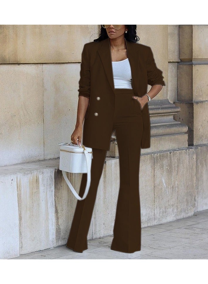 Shougu New Solid Color Casual Suit Set  - Image 1