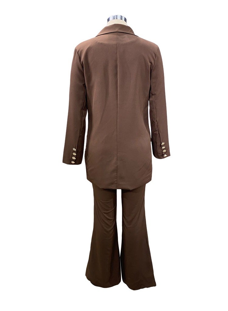 Shougu New Solid Color Casual Suit Set  - Image 2