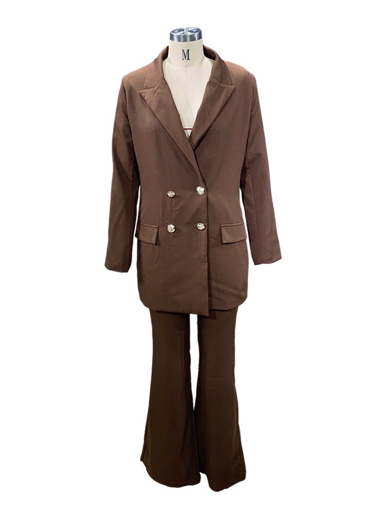 Shougu New Solid Color Casual Suit Set  - Image 4
