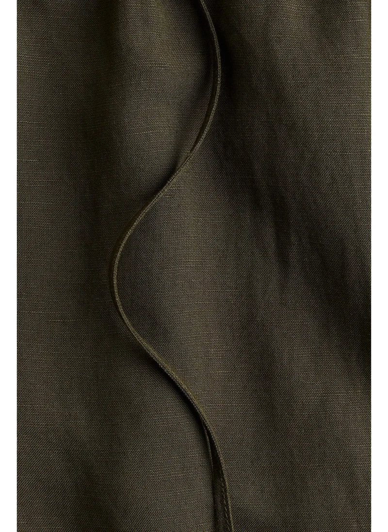 H&M Linen-blend trousers