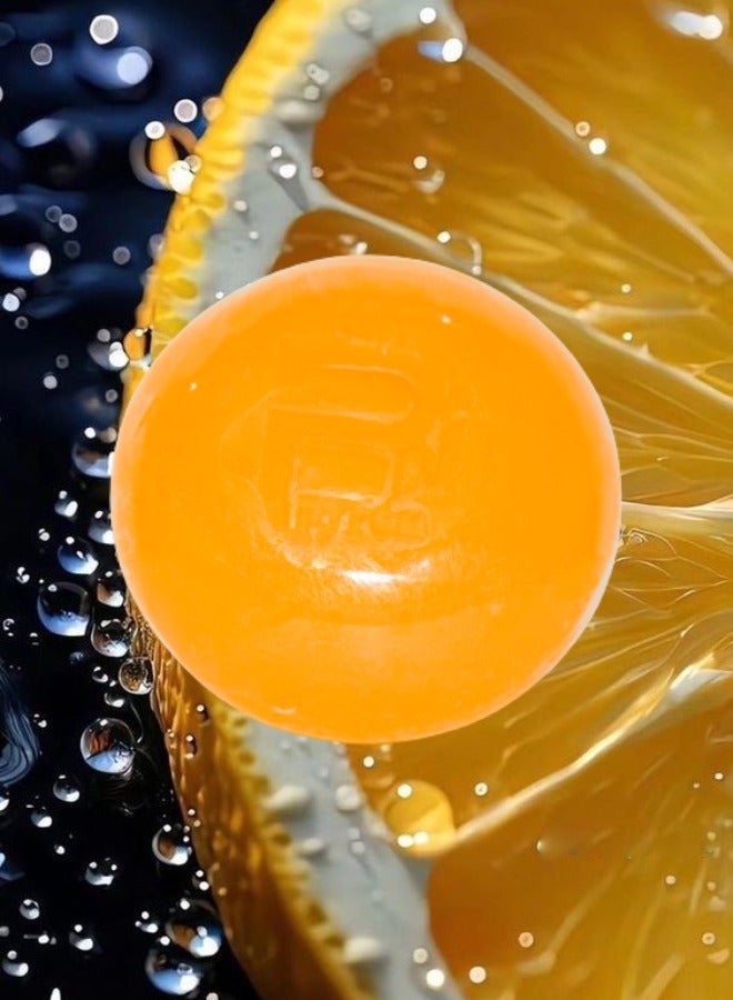 PYRON Vitamin C Brightening And Anti Aging Whitening Soap Deep Cleansing And Even Skin Tone - Image 2