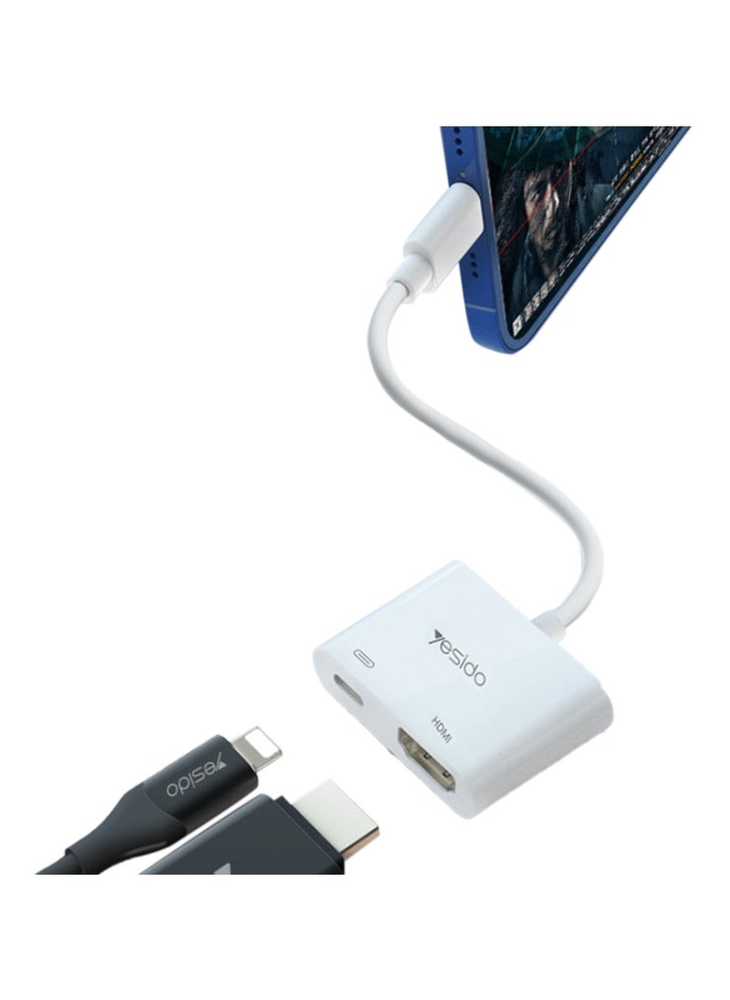 Yesido - Lightning to HDMI Audio Video Adapter - Image 1