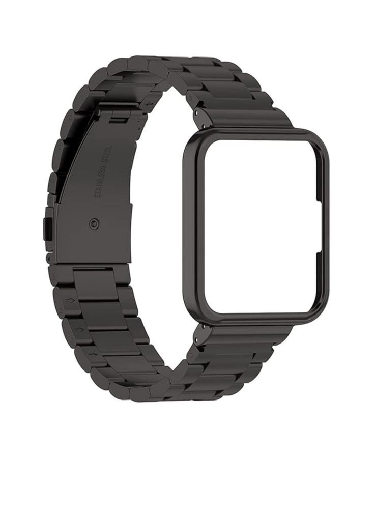 Generic Xiaomi Mi Watch 2 Lite Bracelet, Stainless Steel Woven Mesh Watch Strap with Frame for Redmi Watch 2 Lite  - Image 2