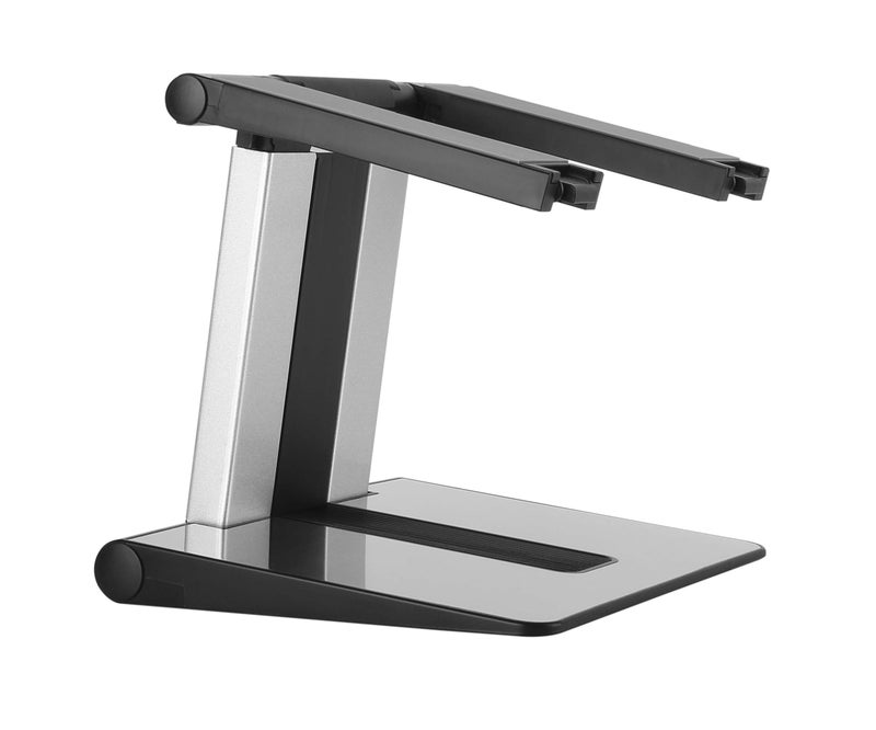 LIONS HEAD Traders Lions Head Adjustable Laptop Stand with Tabletop Laptop Stand Ergonomic Foldable Portable Laptop Stand Holder Compatible for MacBook, HP, Dell, Lenovo & All Other Notebook (Sliver) with Black - Image 5