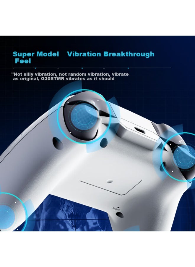 Thunderobot G30s Tmr Edition Triple Mode Gaming Controller Black Multi-mode Wireless Gamepad Xbox-style Hall Trigger Switch For Pc, Mobile, Steam, Ns Dual-screen Wonderland - Image 1