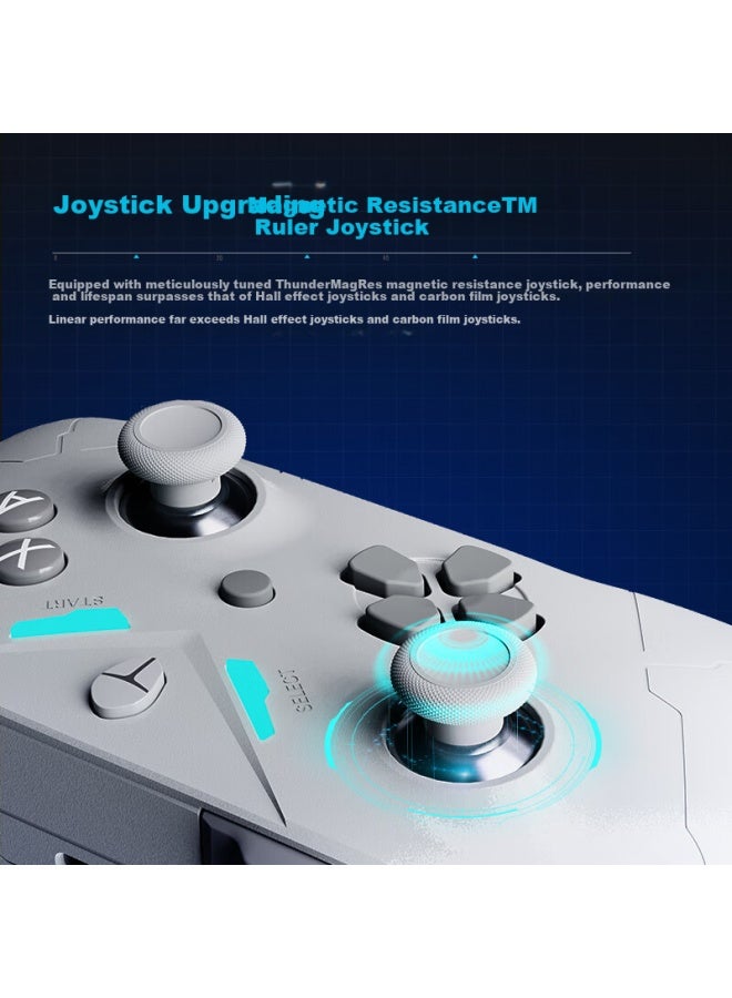 Thunderobot G30s Tmr Edition Triple Mode Gaming Controller Black Multi-mode Wireless Gamepad Xbox-style Hall Trigger Switch For Pc, Mobile, Steam, Ns Dual-screen Wonderland - Image 5