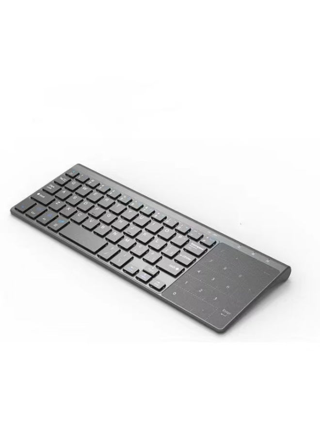 KUYING Mini USB Wireless Bluetooth With Touchpad Mouse Keyboard  - Image 1