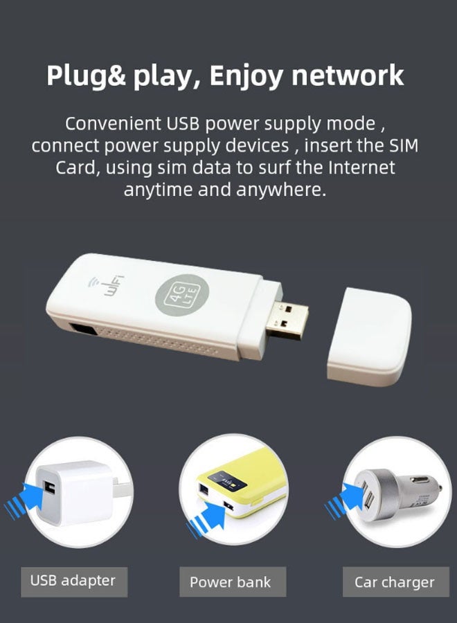 General 4G wireless Internet card USB interface plug-in SIM card Router supports B28 band WIFI Eurasian router  - Image 4