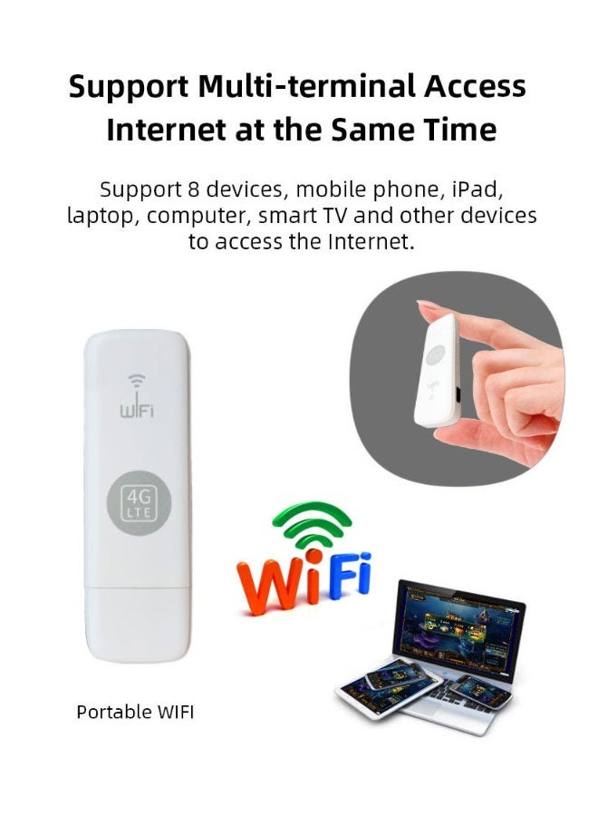 General 4G wireless Internet card USB interface plug-in SIM card Router supports B28 band WIFI Eurasian router  - Image 2