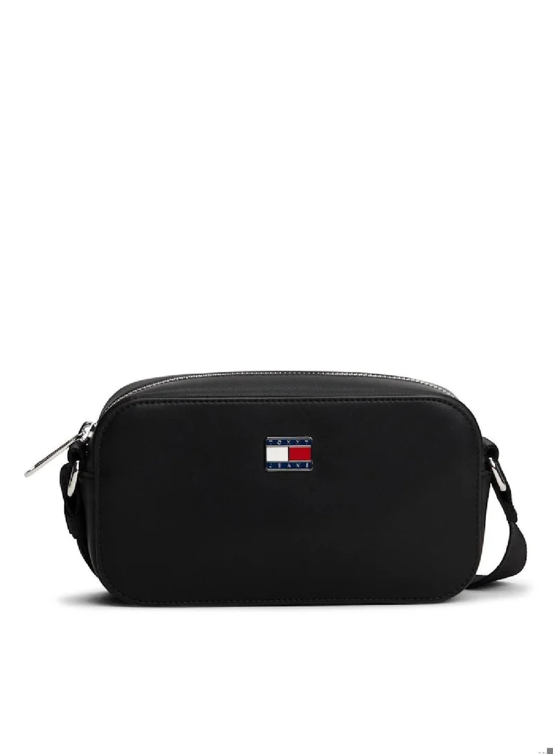 Essential Metal Logo Crossbody Camera Bag