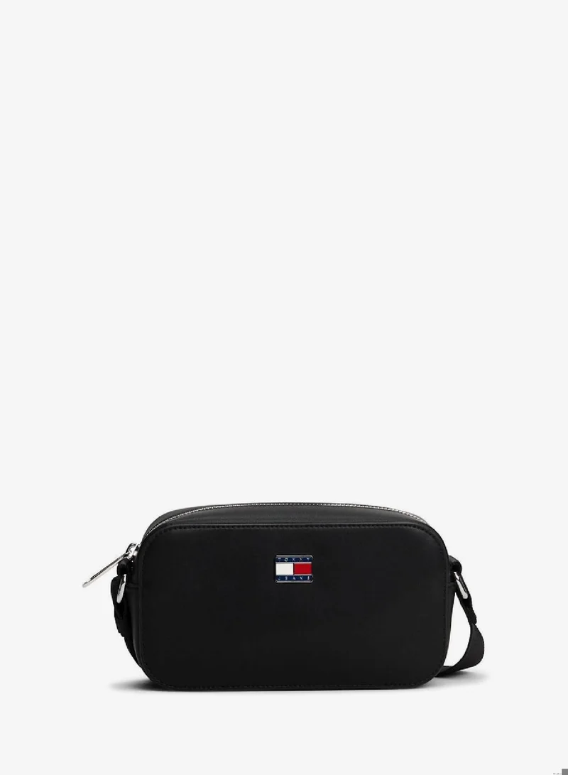Essential Metal Logo Crossbody Camera Bag