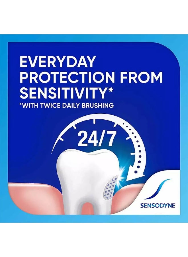Sensodyne Toothpaste for Sensitive Teeth, Daily Care, Extra Fresh Flavour, 50 ml - Image 5