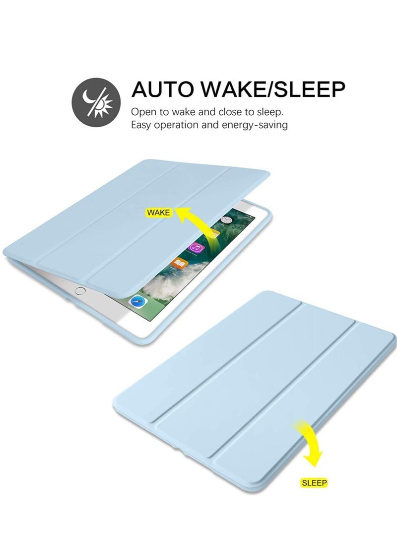 iPad 6th Generation Case, iPad 5th Generation Case with Pencil Holder, Premium Folio Folding Stand Smart Auto Wake/Sleep Case Cover for Apple iPad 9.7 Inch 2018/2017 - Image 2