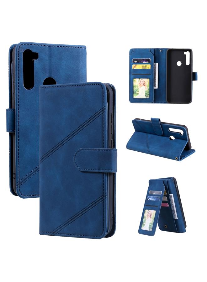 Case For Xiaomi Redmi Note 8T Skin Feel Business Horizontal Flip PU Leather Case with Holder & Multi-Card Slots & Wallet & Lanyard & Photo Frame