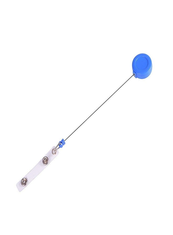 Greeshma Round Shape Retractable ID Card Holder for Office School YoYo Clip for Card Holder (Set of 20) - Image 3
