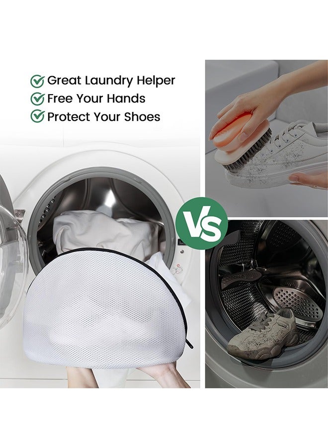 2 Pcs Shoes Wash Bags, Reusable Mesh Shoe Laundry Bags, Premium Laundry Bag for Shoes / Trainers for Washing Machine, Dustproof and Waterproof Travel Storage Bag, 42*24*24CM  - Image 5