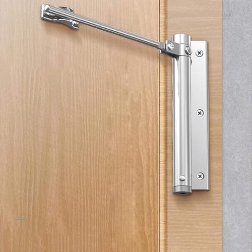 TONIRY Automatic Door Closer, Heavy Duty Adjustable Spring-Loaded Door Closer with Allen Key & Screws, Self Closing for Residential, Commercial, Storm, Interior & Screen Doors. - Image 1