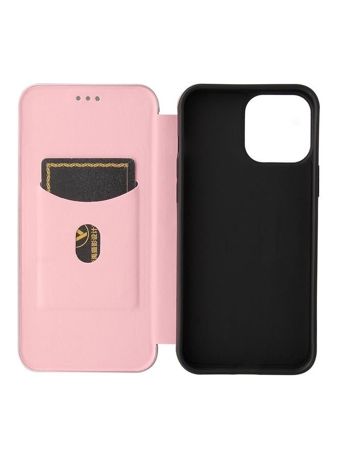 Zaboon Case For iPhone 13 Pro Carbon Fiber Texture Horizontal Flip TPU + PC + PU Leather Case with Card Slot - Image 4