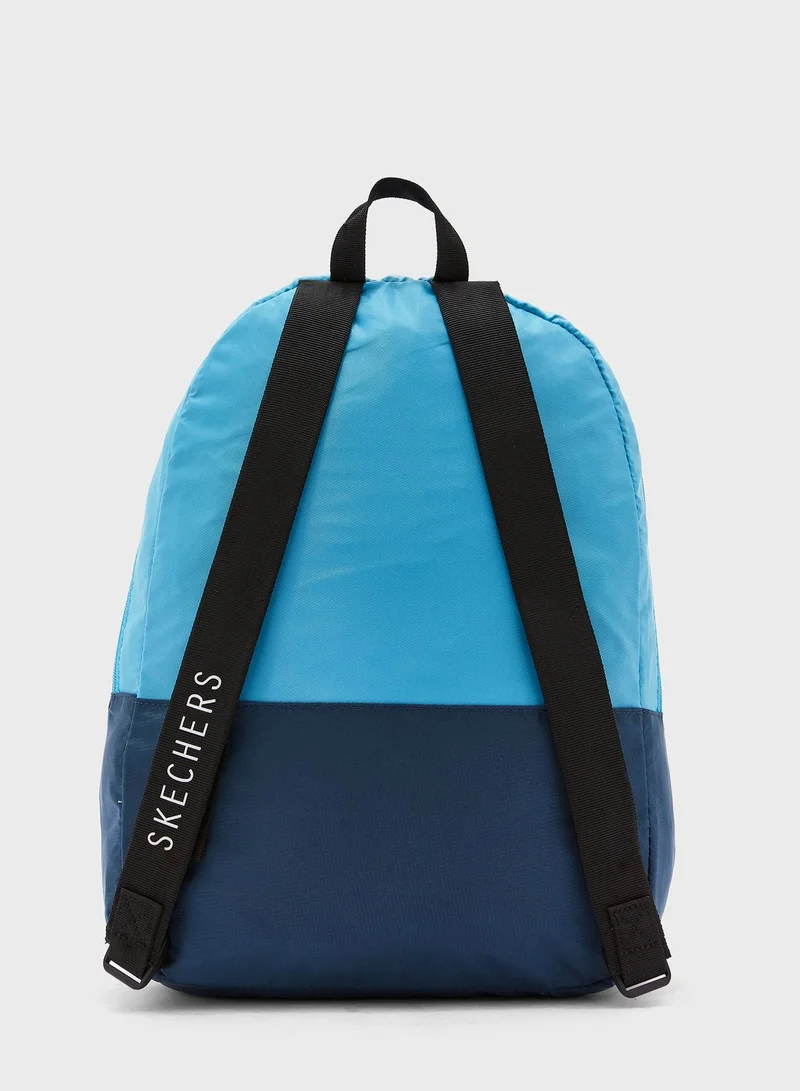 SKECHERS Logo Colour Block Backpack