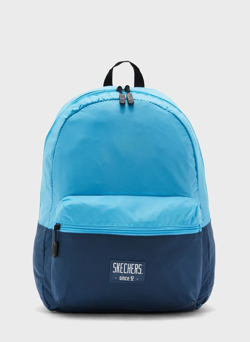 SKECHERS Logo Colour Block Backpack