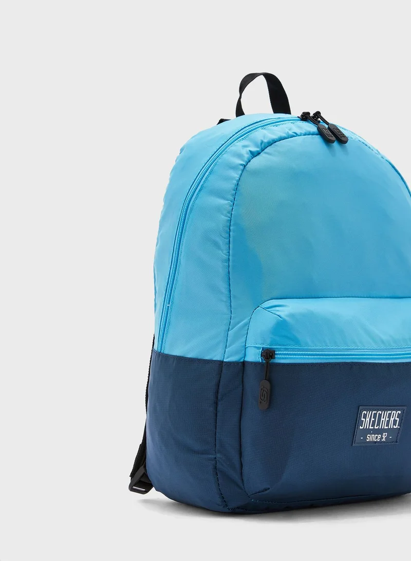SKECHERS Logo Colour Block Backpack