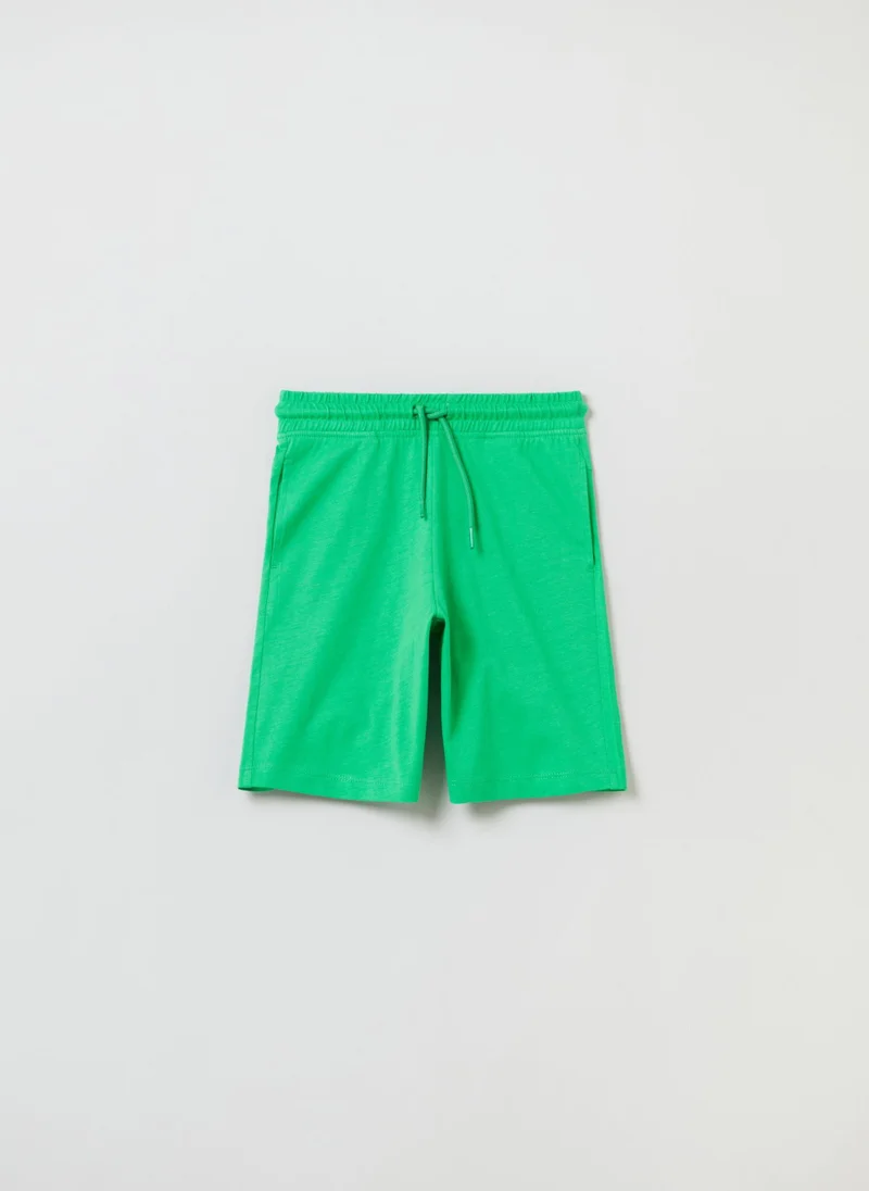 Ovs Cotton Bermuda Joggers