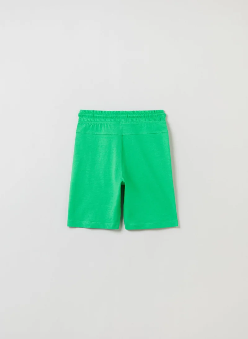 Ovs Cotton Bermuda Joggers