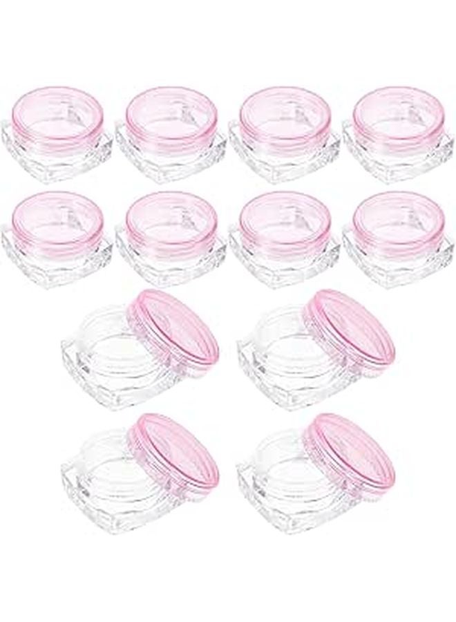 12 Pack 3 Gram Refillable Travel Jars For Facial Cream And Eye Cream Sample Storage - Image 1