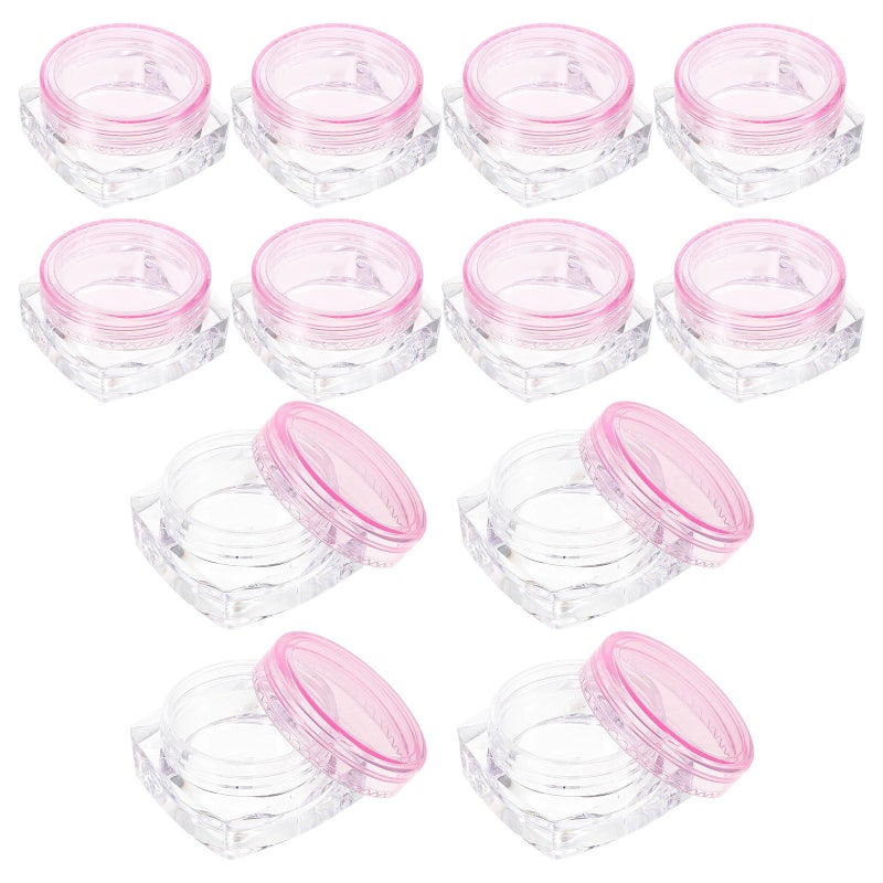 12 Pack 3 Gram Refillable Travel Jars For Facial Cream And Eye Cream Sample Storage - Image 2