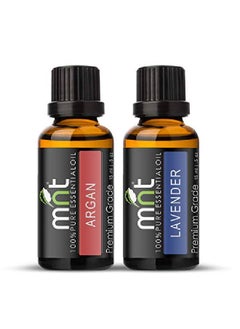 MNT Combo of Argan Oil and Lavender Oil For Hair Growth Skin care (Each 15ML) 100% Pure l Oil  - Image 2