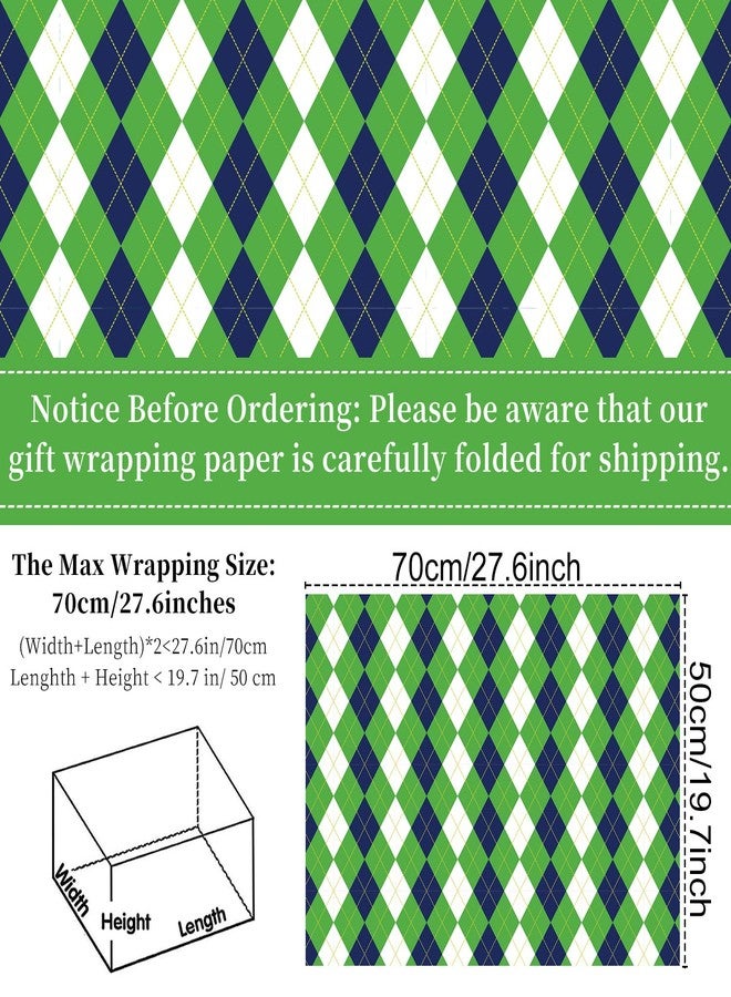 Keluna Golf Gift Wrapping Paper - Sports Theme Golf Wrapping Paper for Men Birthday Fathers Day Graduation Retirement Sports Event Christmas Holiday Wrap Sheets - Image 3