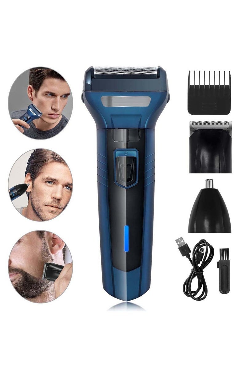 Daling DL-9021 3-in-1 Hair Clipper Set – Rechargeable USB-C Trimmer with Digital Display, Interchangeable Blades, and Ergonomic Design for Precision Hair Cutting and Grooming - Image 4
