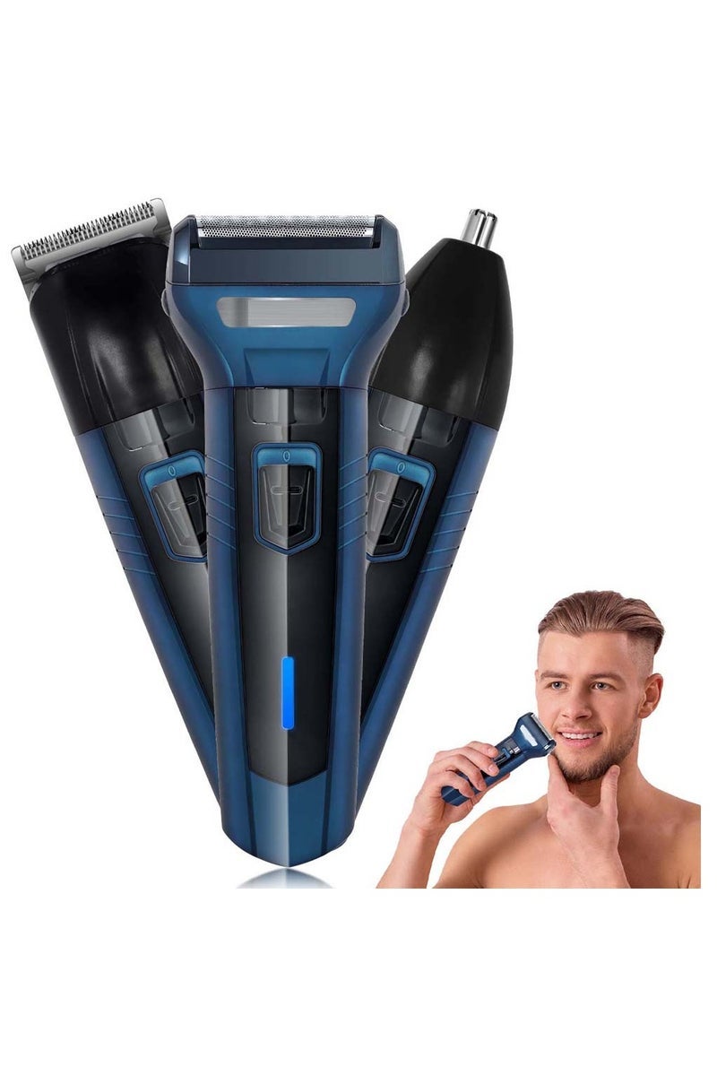 Daling DL-9021 3-in-1 Hair Clipper Set – Rechargeable USB-C Trimmer with Digital Display, Interchangeable Blades, and Ergonomic Design for Precision Hair Cutting and Grooming - Image 1