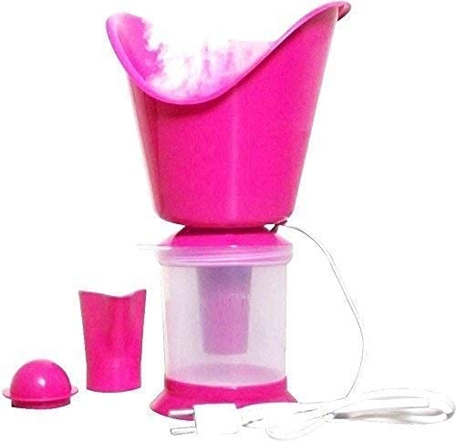 GRAZIA 3in1 Face Nose Cough Steamer Plastic Steam Vaporizer with Nozzle Inhaler Facial Steamer for Cold Cough Sinus Relief Skincare Safe for Adults Kids Pack of 1 - Image 2