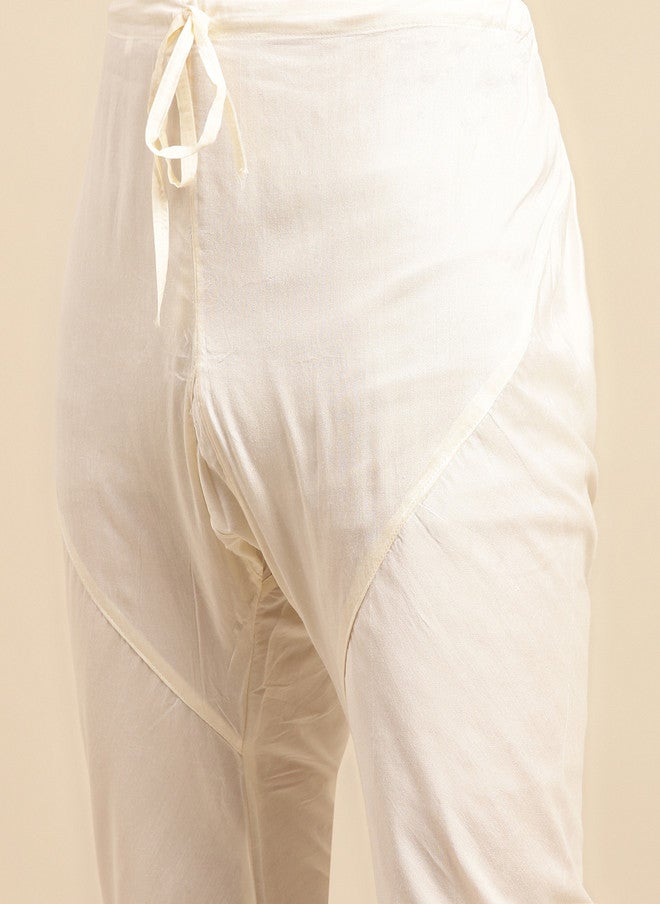 KISAH كيساه رجال كورتا مارون وأبيض مع شرويدر وشال - Image 3