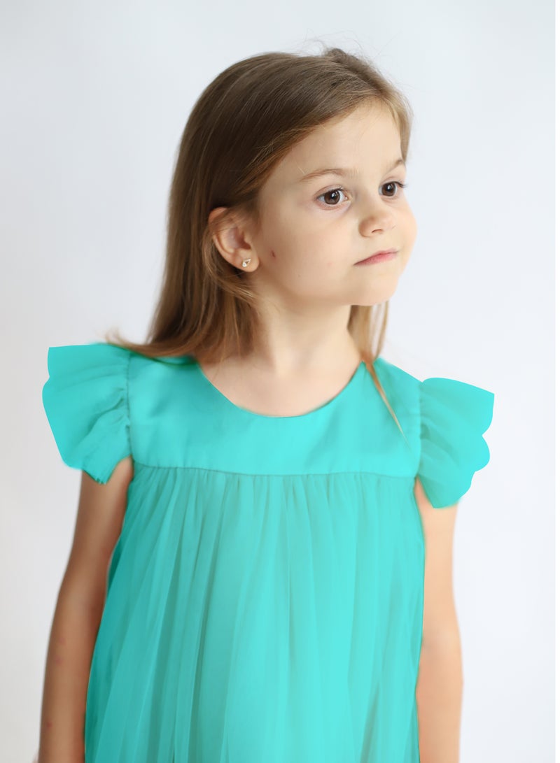 D'Daniela Tiered Tulle Dress - Image 3
