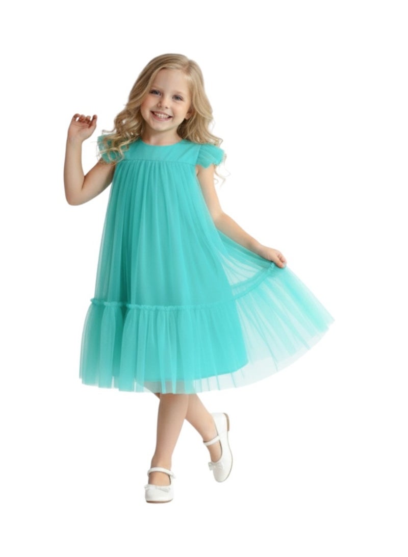 D'Daniela Tiered Tulle Dress - Image 1