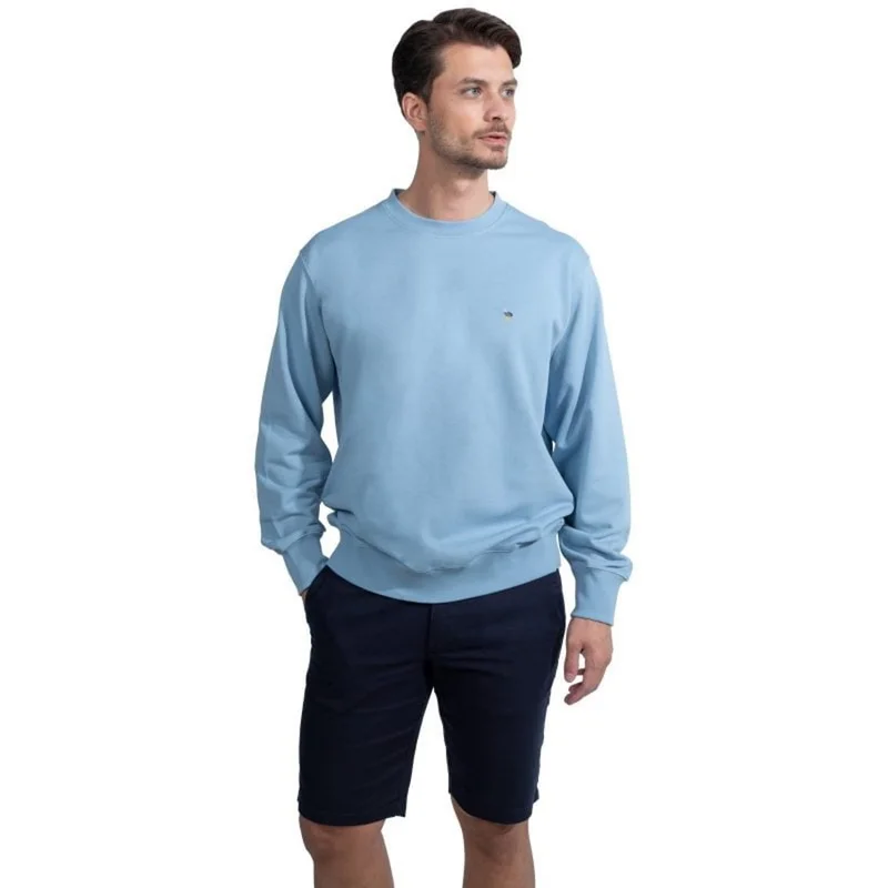 Others - invalid brand Mercerised Diagonal Interlock 
 Crew Neck Sweatshirt