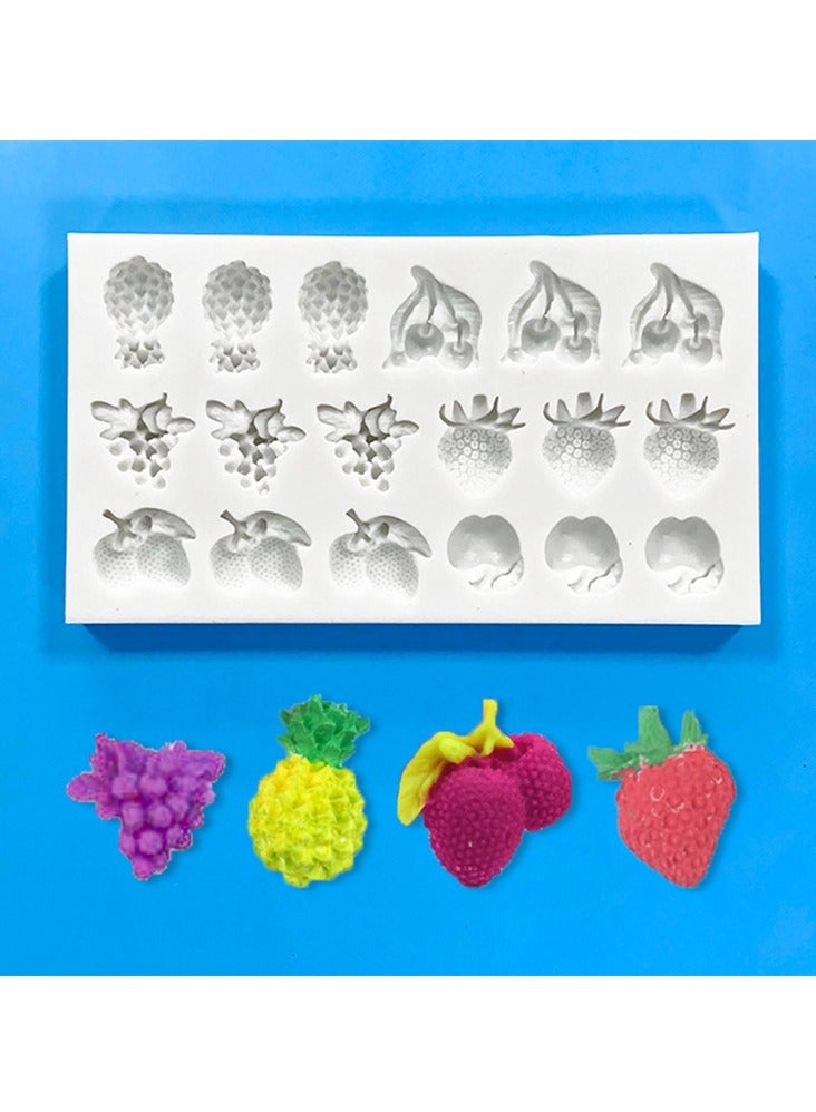 Fruit and vegetable fondant silicone mold 13