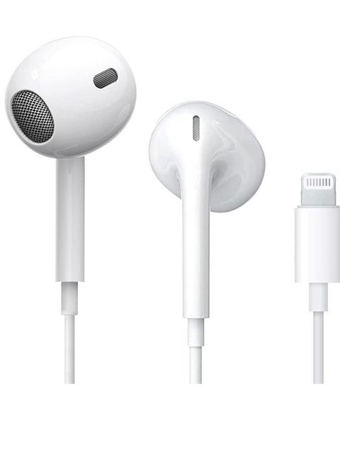Lightning Headphone Wired for iPhone 13 [Apple MFi Certified] Built-in Microphone & Volume Control, in-Ear Stereo Headset Compatible with iPhone 13 Mini/SE/12 Pro/12Pro Max/11/X/8 7-All iOS System
