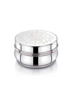 Expresso Expresso Stainless Steel Small/Mini Box Dabba/Container/Storage Box, Laser Design, Set of 6 (150 Ml)  - Image 2