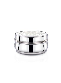 Expresso Expresso Stainless Steel Small/Mini Box Dabba/Container/Storage Box, Laser Design, Set of 6 (150 Ml)  - Image 4